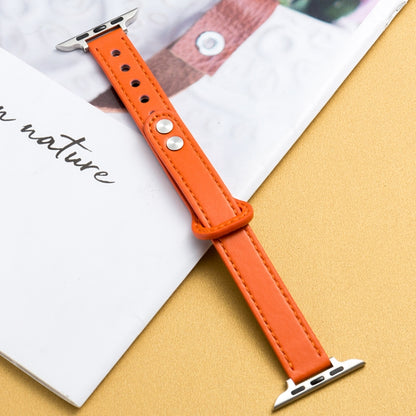 Microfiber Leather Car Line Small Waist Double Buckle Watch Strap, 7 41mm / 6&SE&5&4 40mm / 3&2&1 38mm, 7 45mm / 6&SE&5&4 44mm / 3&2&1 42mm
