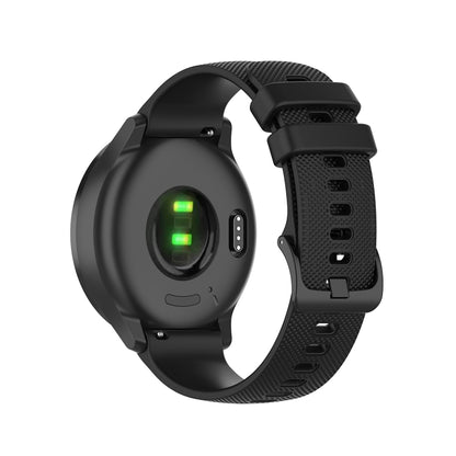 22mm Checkered Silicone Strap, For Samsung Galaxy Watch3 45MM, For Samsung Galaxy Watch 46mm, For Samsung Gear S3 Classic