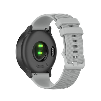 22mm Checkered Silicone Strap, For Samsung Galaxy Watch3 45MM, For Samsung Galaxy Watch 46mm, For Samsung Gear S3 Classic
