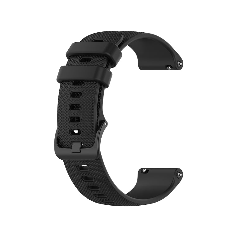 20mm Checkered Silicone Strap, For Samsung Galaxy Watch 4 40mm / 44mm, For Samsung Galaxy Watch 4 Classic 42mm / 46mm, For Samsung Galaxy Watch 3 41mm, For Samsung Galaxy Watch Active 2 40mm / 44mm