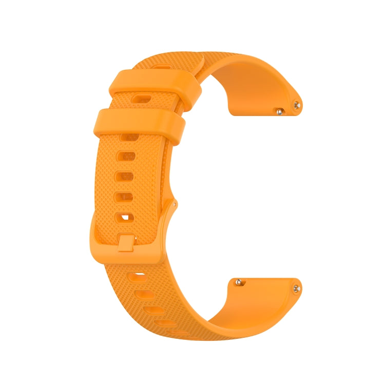 20mm Checkered Silicone Strap, For Samsung Galaxy Watch 4 40mm / 44mm, For Samsung Galaxy Watch 4 Classic 42mm / 46mm, For Samsung Galaxy Watch 3 41mm, For Samsung Galaxy Watch Active 2 40mm / 44mm