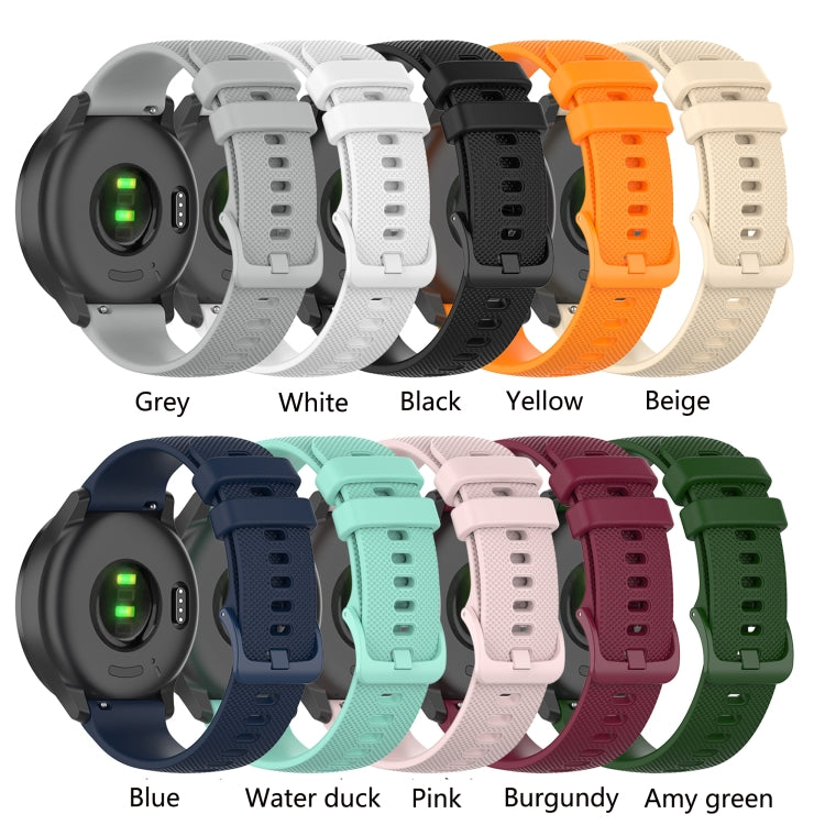 22mm Checkered Silicone Strap, For Xiaomi Haylou RT LS05S