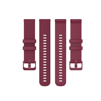 22mm Checkered Silicone Strap, For Xiaomi Haylou RT LS05S