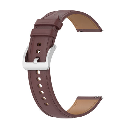 Calf Texture Sewing Thread Watchband, For Samsung Galaxy Watch 3 45mm, For Samsung Galaxy Watch 46mm, For Samsung Galaxy Gear S3 Classic / Gear S3 Frontier