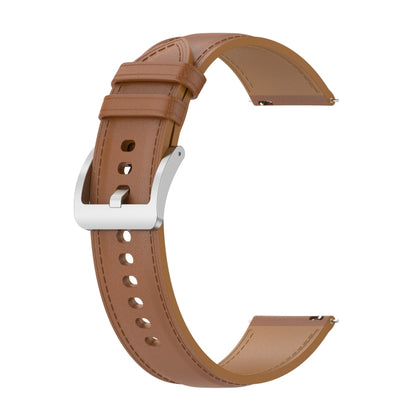 Calf Texture Sewing Thread Watchband, For Samsung Galaxy Watch 3 45mm, For Samsung Galaxy Watch 46mm, For Samsung Galaxy Gear S3 Classic / Gear S3 Frontier