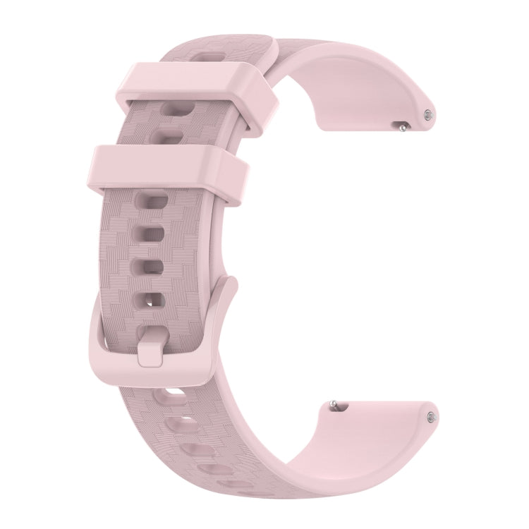 20mm Carbon Fiber Striped Silicone Strap, For Samsung Galaxy Watch 4 40mm / 44mm, For Samsung Galaxy Watch 4 Classic 42mm / 46mm, For Samsung Galaxy Watch 3 41mm, For Samsung Galaxy Watch Active 2 40mm / 44mm
