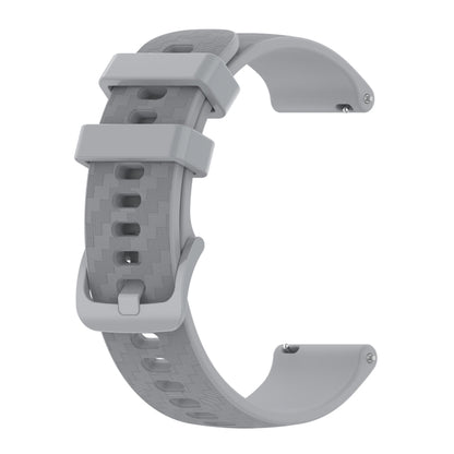 20mm Carbon Fiber Striped Silicone Strap, For Samsung Galaxy Watch Active 40mm, For Samsung Galaxy Watch 42mm, For Samsung Gear Sport, For Samsung Gear S2 Classic