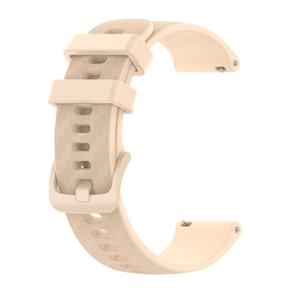 20mm Carbon Fiber Striped Silicone Strap, For Samsung Galaxy Watch Active 40mm, For Samsung Galaxy Watch 42mm, For Samsung Gear Sport, For Samsung Gear S2 Classic