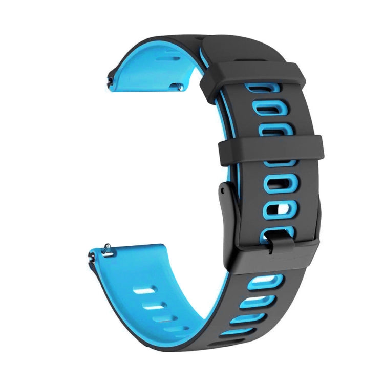 20mm Mixed-Color Silicone Strap, For Samsung Galaxy Watch 4 Classic 42mm, For Samsung Galaxy Watch 4 Classic 46mm