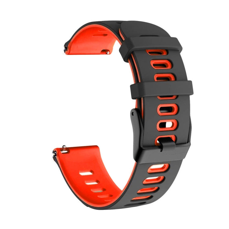 20mm Mixed-Color Silicone Strap, For Samsung Galaxy Watch 4 Classic 42mm, For Samsung Galaxy Watch 4 Classic 46mm