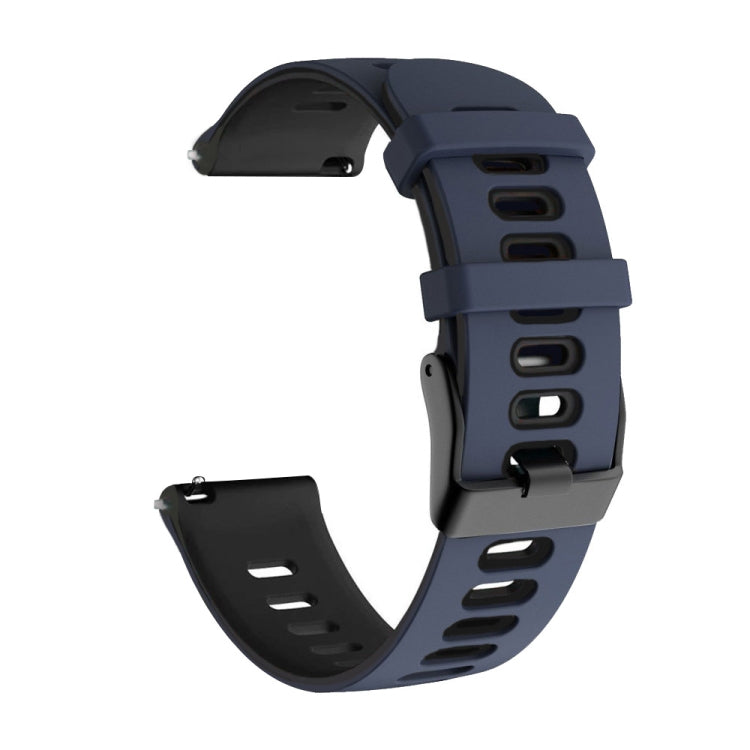 20mm Mixed-Color Silicone Strap, For Samsung Galaxy Watch 4 Classic 42mm, For Samsung Galaxy Watch 4 Classic 46mm