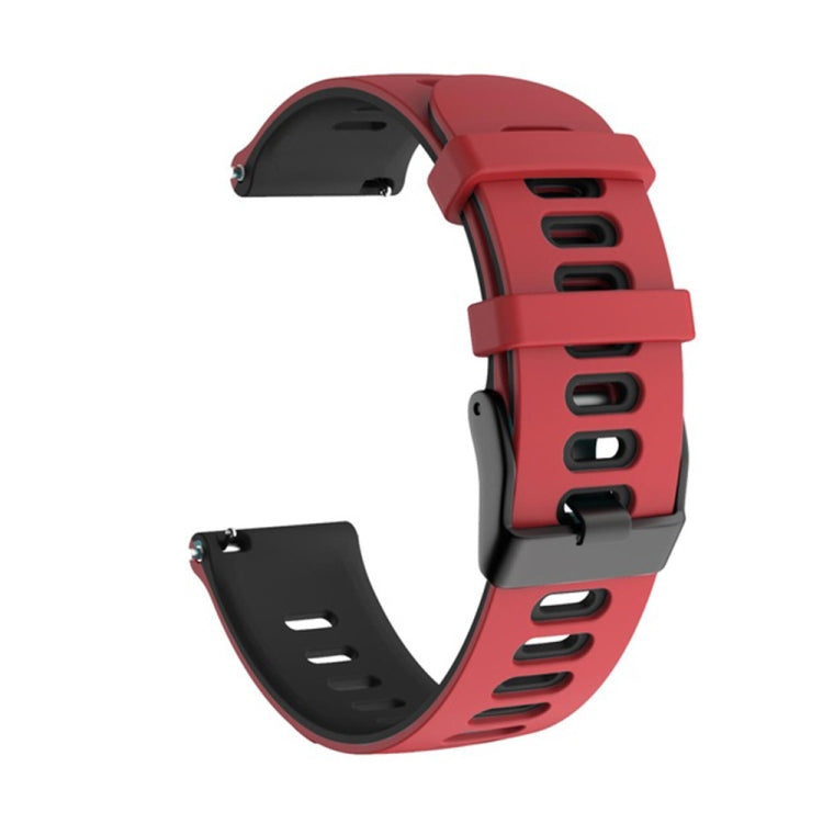 20mm Mixed-Color Silicone Strap, For Samsung Galaxy Watch Active 2 44mm, For Samsung Galaxy watch Active 40mm