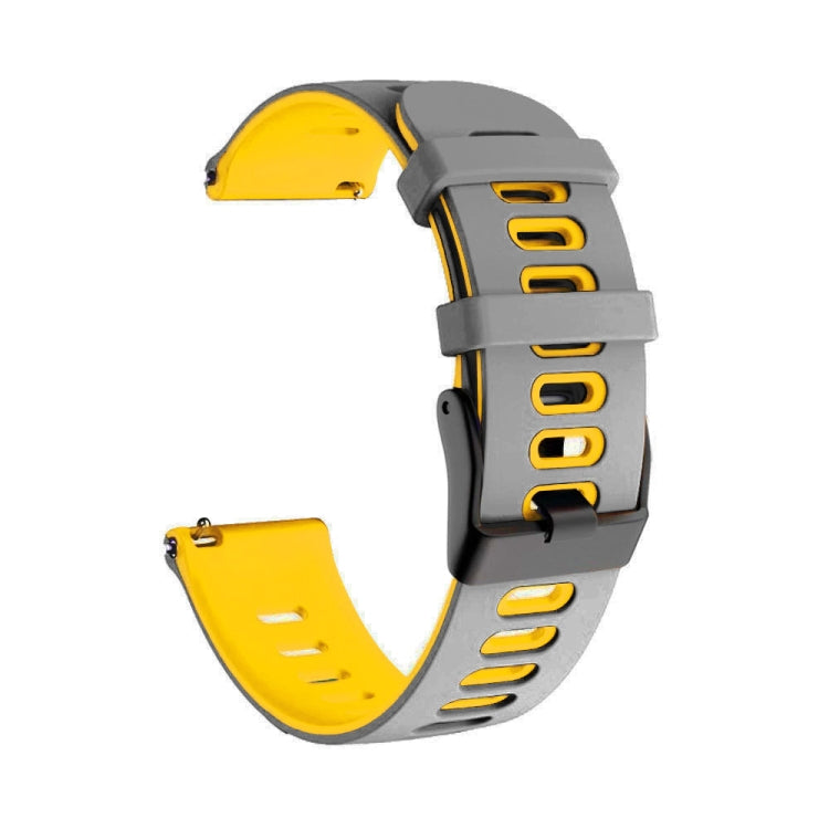 20mm Mixed-Color Silicone Strap, For Samsung Galaxy Watch Active 2 44mm, For Samsung Galaxy watch Active 40mm