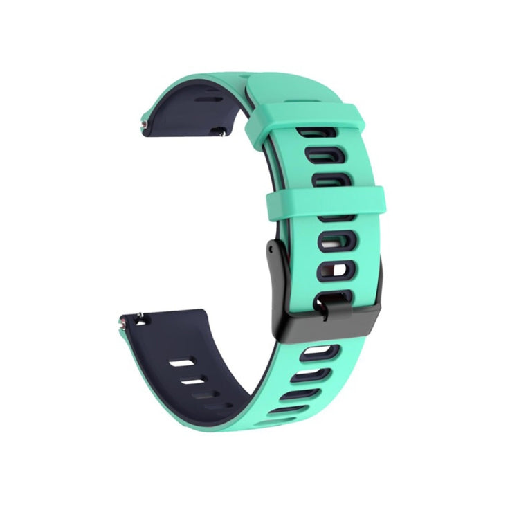 20mm Mixed-Color Silicone Strap, For Samsung Galaxy Watch Active 2 44mm, For Samsung Galaxy watch Active 40mm