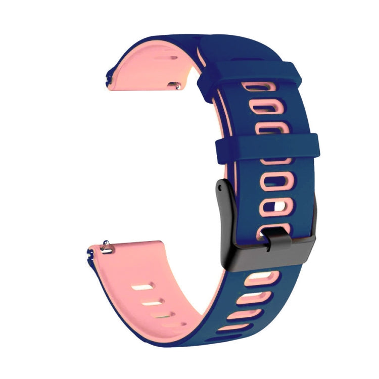20mm Mixed-Color Silicone Strap, For Samsung Galaxy Watch Active 2 44mm, For Samsung Galaxy watch Active 40mm