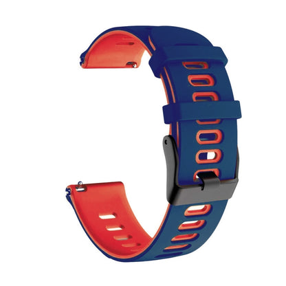 20mm Mixed-Color Silicone Strap, For Samsung Galaxy watch 42mm, For Samsung Gear sport