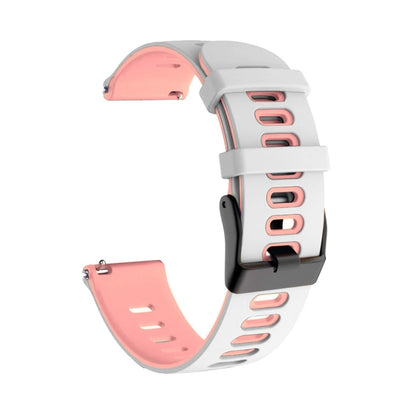 22mm Mixed-Color Silicone Strap, For Samsung Galaxy Watch 3 45mm, For Samsung Galaxy Watch 46mm