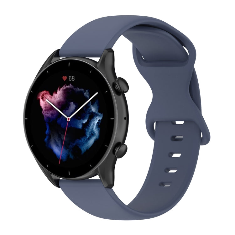 22mm Solid Color Silicone Watch Band, For Xiaomi Haylou RT LS05S