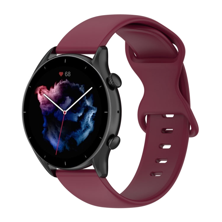 22mm Solid Color Silicone Watch Band, For Xiaomi Haylou RT LS05S