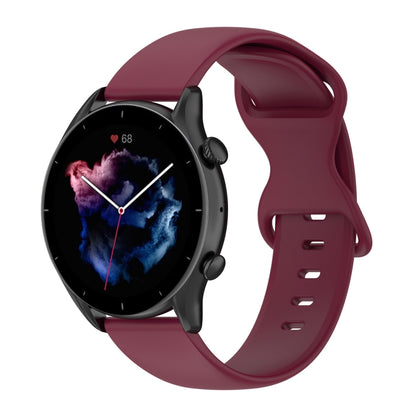 22mm Solid Color Silicone Watch Band, For Xiaomi Haylou RT LS05S