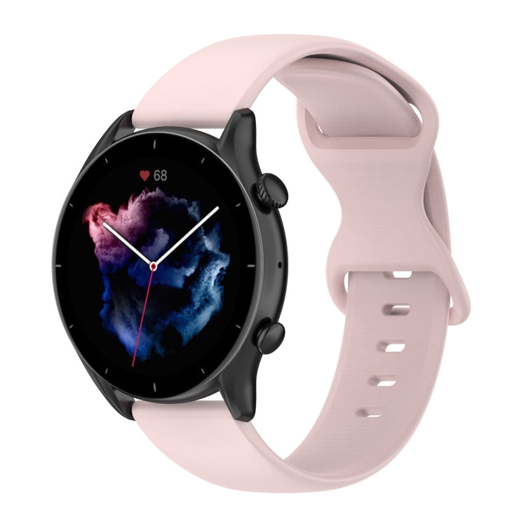 22mm Solid Color Silicone Watch Band, For Xiaomi Haylou RT LS05S