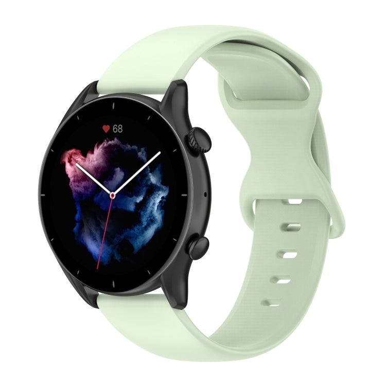22mm Solid Color Silicone Watch Band, For Xiaomi Haylou RT LS05S