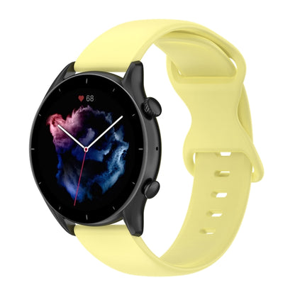 22mm Solid Color Silicone Watch Band, For Xiaomi Haylou RT LS05S