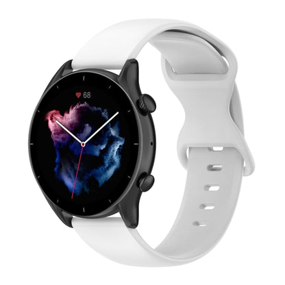 22mm Solid Color Silicone Watch Band, For Xiaomi Haylou RT LS05S