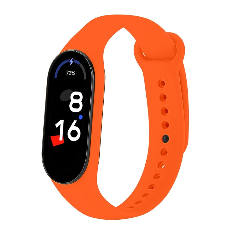 Special for Xiaomi Mi Band 7 JSM Integrated TPU Adjustable Elastic Watch Band, Orange, Pink, Black, Beige, Green, Blue