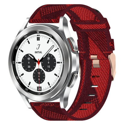 20mm Nylon Woven Watch Band, For Samsung Galaxy Watch 4 40mm, For Samsung Galaxy Watch 4 44mm, For Samsung  Galaxy Watch 4 Classic 42mm, For Samsung  Galaxy Watch 4 Classic 46mm, For Samsung Galaxy Watch 3 41mm, For Samsung Galaxy Watch Active 2 40mm