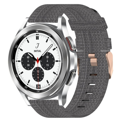 20mm Nylon Woven Watch Band, For Samsung Galaxy Watch 4 40mm, For Samsung Galaxy Watch 4 44mm, For Samsung  Galaxy Watch 4 Classic 42mm, For Samsung  Galaxy Watch 4 Classic 46mm, For Samsung Galaxy Watch 3 41mm, For Samsung Galaxy Watch Active 2 40mm