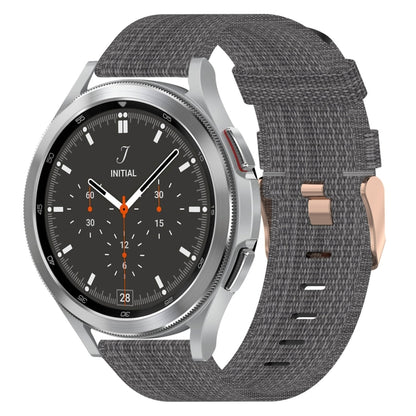 20mm Nylon Woven Watch Band, For Samsung Galaxy Watch 4 40mm, For Samsung Galaxy Watch 4 44mm, For Samsung  Galaxy Watch 4 Classic 42mm, For Samsung  Galaxy Watch 4 Classic 46mm, For Samsung Galaxy Watch 3 41mm, For Samsung Galaxy Watch Active 2 40mm