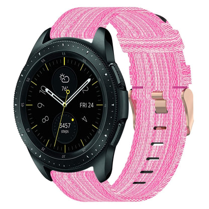 20mm Nylon Woven Watch Band, For Samsung Galaxy Watch Active 2 44mm, For Samsung Galaxy Watch Active 40mm, For Samsung Galaxy Watch 42mm, For Samsung Gear Sport, For Samsung Gear S2 Classic