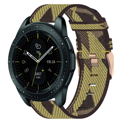 20mm Nylon Woven Watch Band, For Samsung Galaxy Watch Active 2 44mm, For Samsung Galaxy Watch Active 40mm, For Samsung Galaxy Watch 42mm, For Samsung Gear Sport, For Samsung Gear S2 Classic