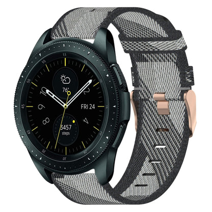20mm Nylon Woven Watch Band, For Samsung Galaxy Watch Active 2 44mm, For Samsung Galaxy Watch Active 40mm, For Samsung Galaxy Watch 42mm, For Samsung Gear Sport, For Samsung Gear S2 Classic