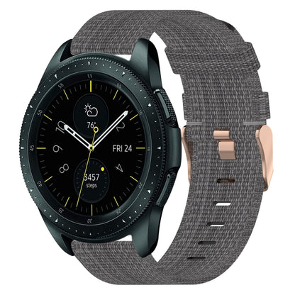 20mm Nylon Woven Watch Band, For Samsung Galaxy Watch Active 2 44mm, For Samsung Galaxy Watch Active 40mm, For Samsung Galaxy Watch 42mm, For Samsung Gear Sport, For Samsung Gear S2 Classic
