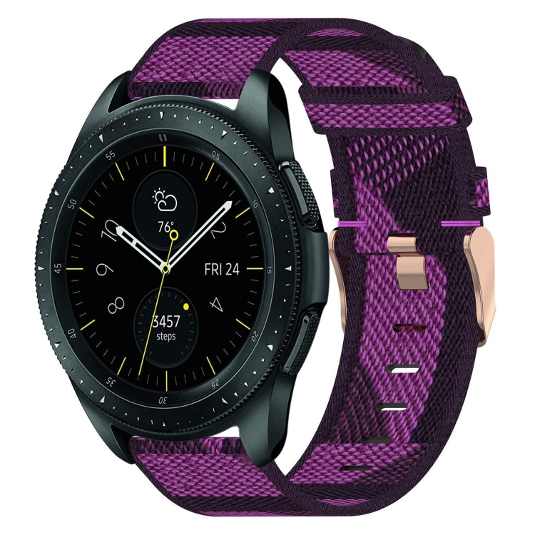 20mm Nylon Woven Watch Band, For Samsung Galaxy Watch Active 2 44mm, For Samsung Galaxy Watch Active 40mm, For Samsung Galaxy Watch 42mm, For Samsung Gear Sport, For Samsung Gear S2 Classic