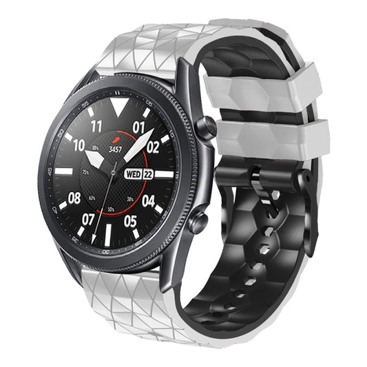 22mm Football Pattern Two-Color Silicone Strap, For Xiaomi Watch S1, For Xiaomi Watch Color 2, For Xiaomi Watch Sport, For Xiaomi Watch Color