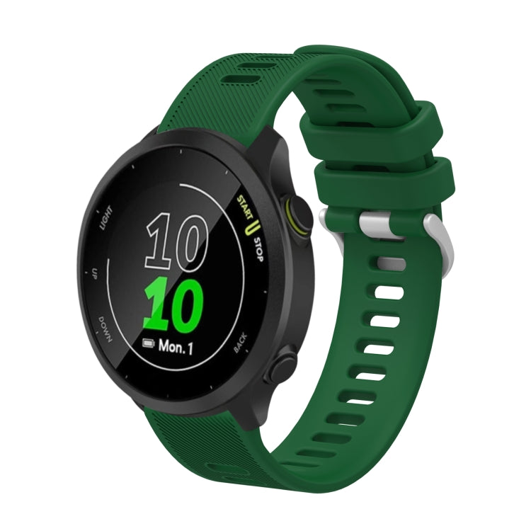 20mm Silicone Twill Watch Band, For Samsung Galaxy Watch 3 41mm, For Samsung Galaxy Watch Active 2 40mm, For Samsung Galaxy Watch Active 2 44mm, For Samsung Galaxy Watch Active 40mm