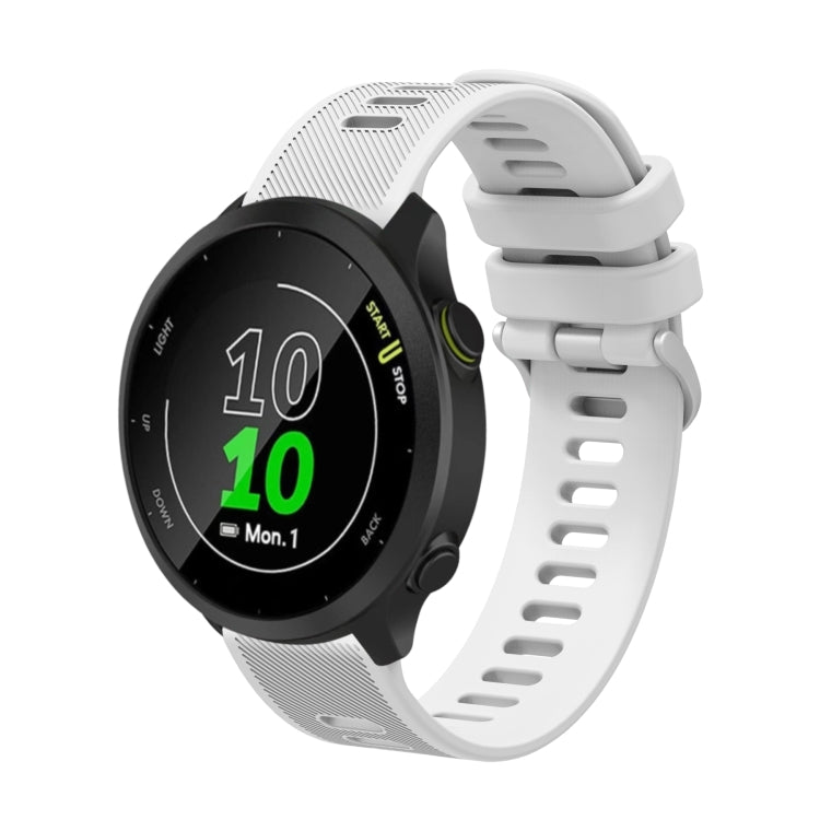 20mm Silicone Twill Watch Band, For Samsung Galaxy Watch 3 41mm, For Samsung Galaxy Watch Active 2 40mm, For Samsung Galaxy Watch Active 2 44mm, For Samsung Galaxy Watch Active 40mm