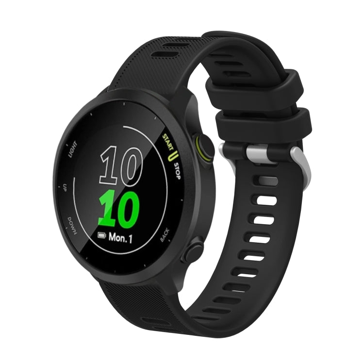 20mm Silicone Twill Watch Band, For Samsung Galaxy Watch 3 41mm, For Samsung Galaxy Watch Active 2 40mm, For Samsung Galaxy Watch Active 2 44mm, For Samsung Galaxy Watch Active 40mm