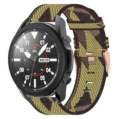 20mm Nylon Woven Watch Band, For Samsung Galaxy Watch5 40mm, For Samsung Galaxy Watch5 44mm, For Samsung Galaxy Watch5 Pro 45mm, For Samsung Galaxy Watch4 40mm, For Samsung Galaxy Watch4 44mm, For Samsung Galaxy Watch4 Classic 46mm