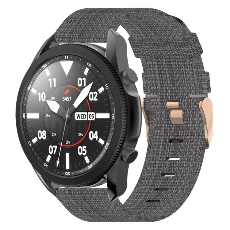 20mm Nylon Woven Watch Band, For Samsung Galaxy Watch5 40mm, For Samsung Galaxy Watch5 44mm, For Samsung Galaxy Watch5 Pro 45mm, For Samsung Galaxy Watch4 40mm, For Samsung Galaxy Watch4 44mm, For Samsung Galaxy Watch4 Classic 46mm