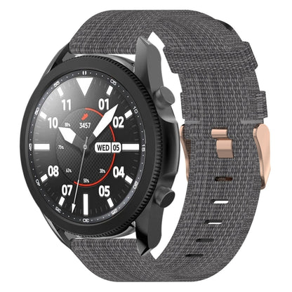 20mm Nylon Woven Watch Band, For Samsung Galaxy Watch5 40mm, For Samsung Galaxy Watch5 44mm, For Samsung Galaxy Watch5 Pro 45mm, For Samsung Galaxy Watch4 40mm, For Samsung Galaxy Watch4 44mm, For Samsung Galaxy Watch4 Classic 46mm