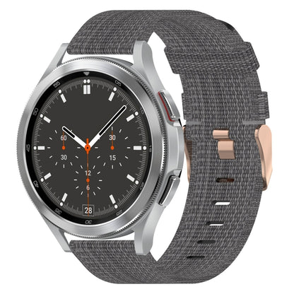 20mm Nylon Woven Watch Band, For Samsung Galaxy Watch5 40mm, For Samsung Galaxy Watch5 44mm, For Samsung Galaxy Watch5 Pro 45mm, For Samsung Galaxy Watch4 40mm, For Samsung Galaxy Watch4 44mm, For Samsung Galaxy Watch4 Classic 46mm