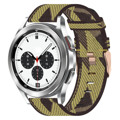 20mm Nylon Woven Watch Band, For Samsung Galaxy Watch4 Classic 42mm, For Samsung Galaxy Watch Active 2