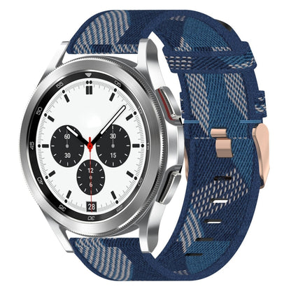 20mm Nylon Woven Watch Band, For Samsung Galaxy Watch4 Classic 42mm, For Samsung Galaxy Watch Active 2