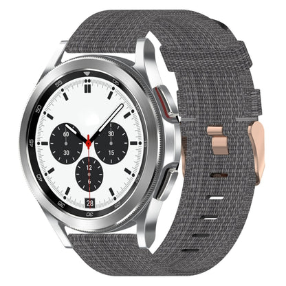 20mm Nylon Woven Watch Band, For Samsung Galaxy Watch4 Classic 42mm, For Samsung Galaxy Watch Active 2