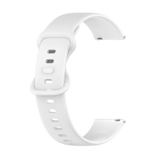 20mm Butterfly Buckle Solid Color Silicone Watch Band, For Samsung Galaxy Watch5 40mm, For Samsung Galaxy Watch5 44mm, For Samsung Galaxy Watch5 Pro 45mm, For Samsung Galaxy Watch4 40mm