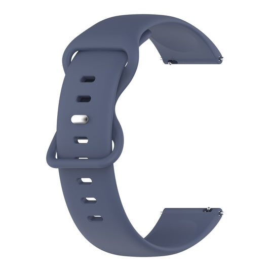 20mm Butterfly Buckle Solid Color Silicone Watch Band, For Samsung Galaxy Watch 5 40mm, For Samsung Galaxy Watch 5 44mm, For Samsung Galaxy Watch 5 Pro 45mm, For Samsung Galaxy Watch 4 40mm